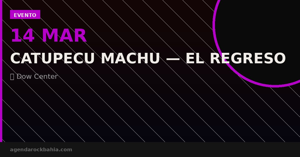 Catupecu Machu — El Regreso